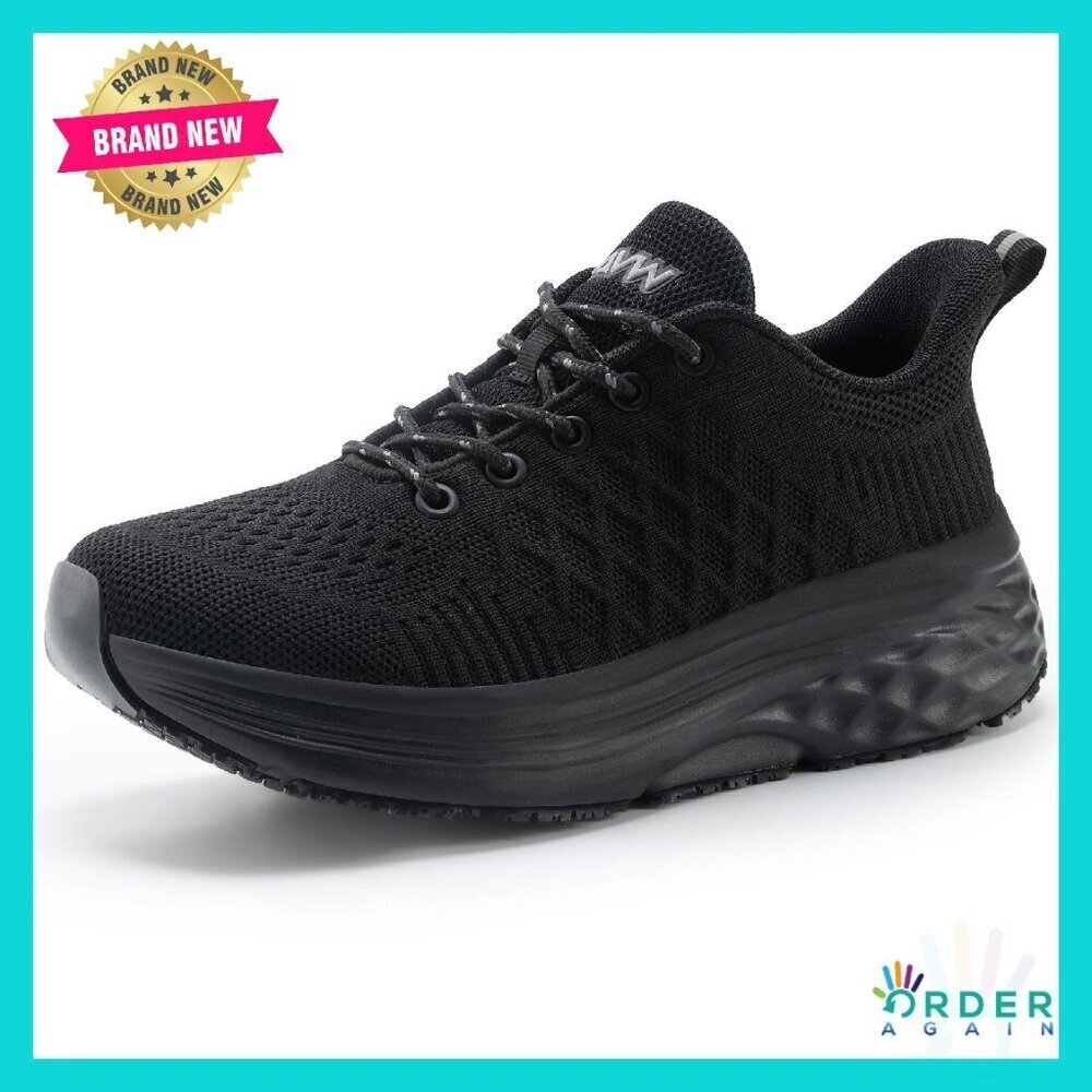 Non-Slip Work Sneakers Water Resistant Chef Kitchen Shoes Cushioned Support